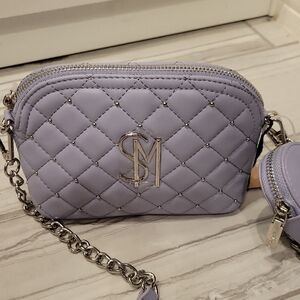 Steve Madden Hyper Violet Quilted Crossbody Bag